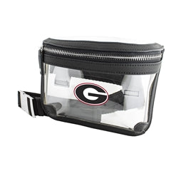 University of Georgia Clear Belt Bag