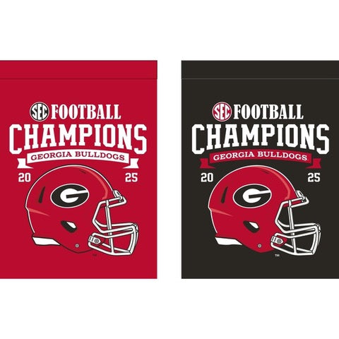 UGA 2025 SEC Champs Banner House Flag