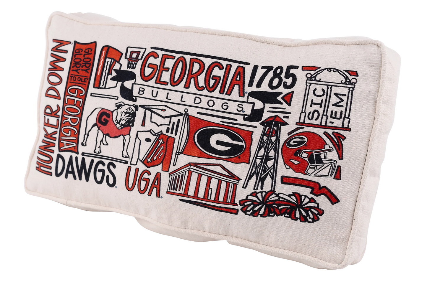 Georgia Collage Pillow