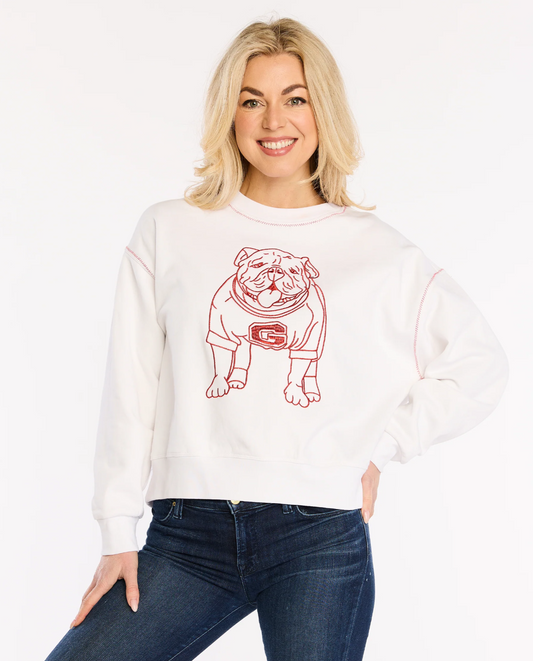 The Embroidered Sweatshirt | Georgia