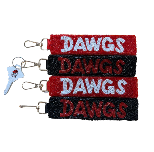 Beaded Dawgs Keychain