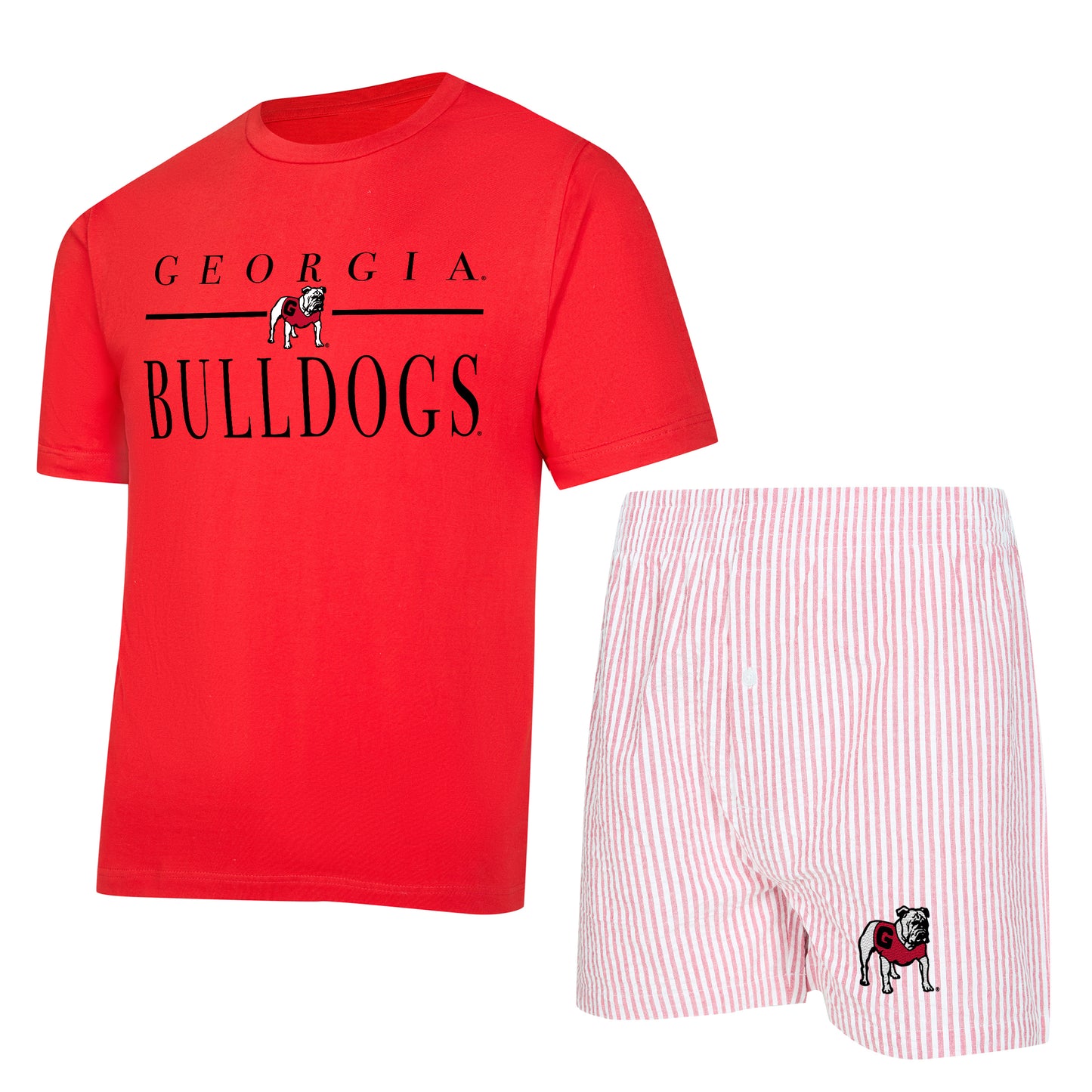 UGA Men's Copeland Tee and Boxer Set