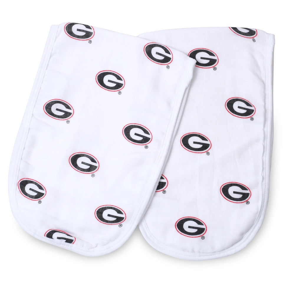 University of Georgia Burp Cloth 2 Pack