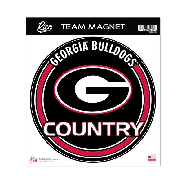 Georgia Bulldogs Country 8" Magnet