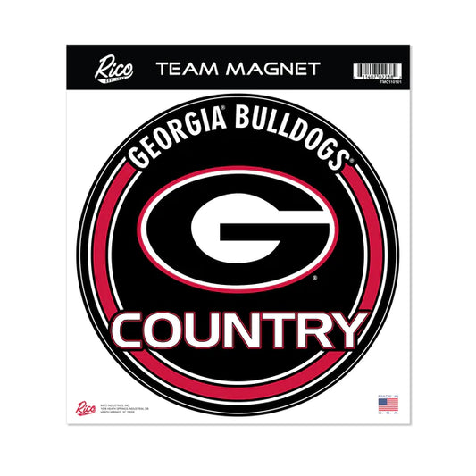 Georgia Bulldogs Country 8" Magnet