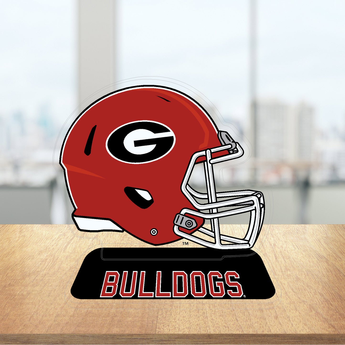 UGA Acrylic Mini Standee Helmet