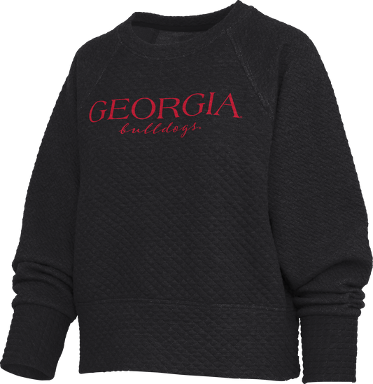 UGA Champagne Nora Quilted Fleece