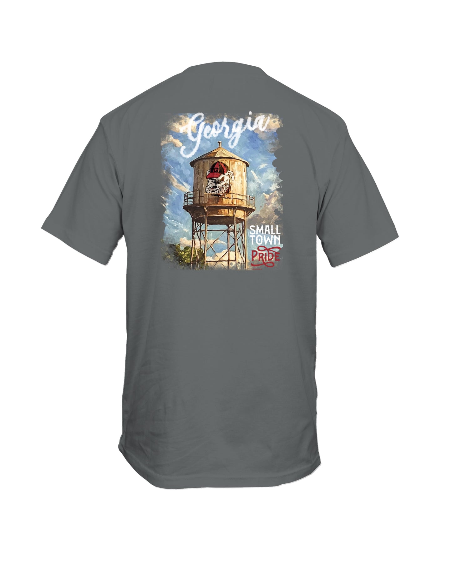 UGA Small Town Pride Water Tower Tee