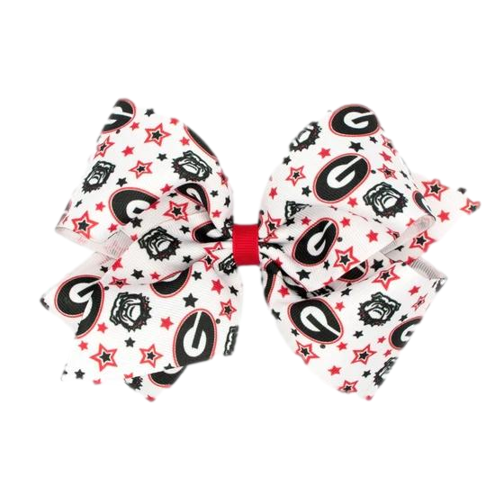 Wee Ones College Print Hair Bow