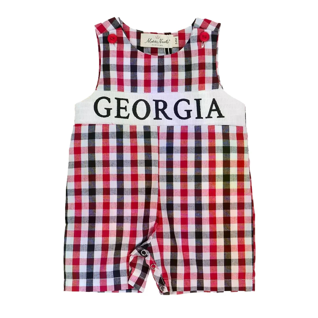 Georgia Smocked Gingham Jon Jon