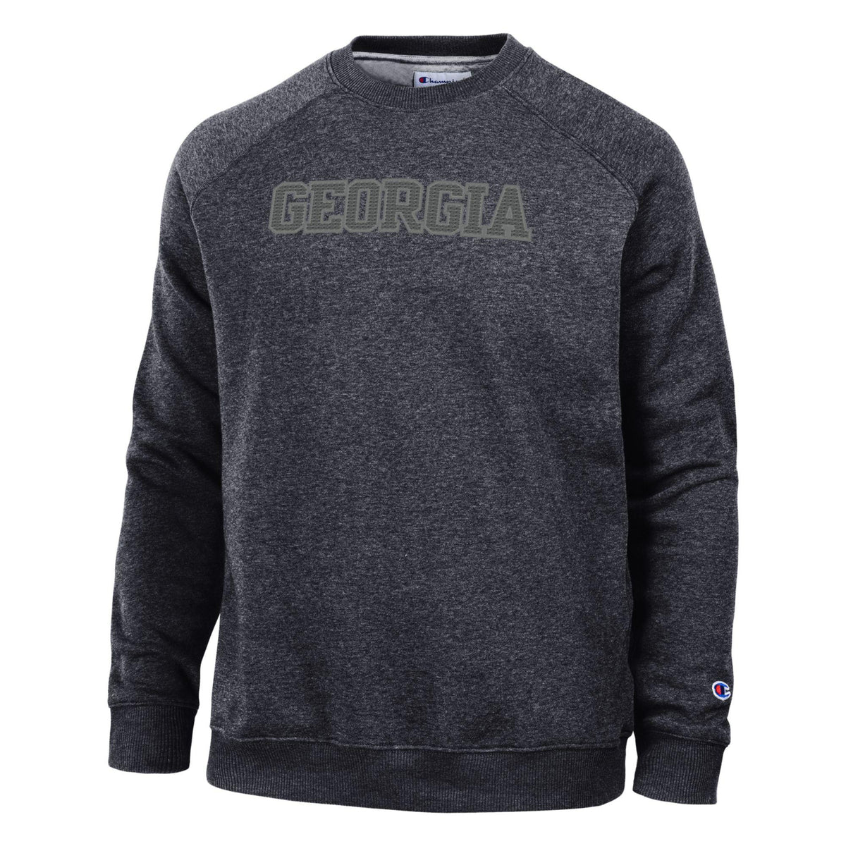 UGA Champion Triumph GEORGIA Fleece Crew Black