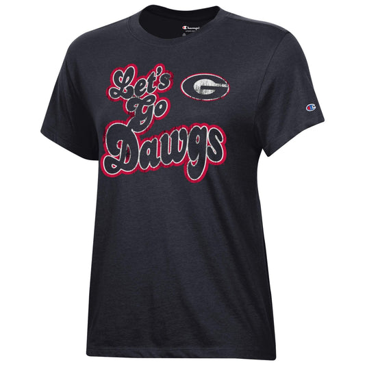 Champion Women's Lets Go Tee Black