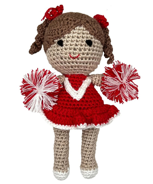 Zubels Lil Plush Cheerleader