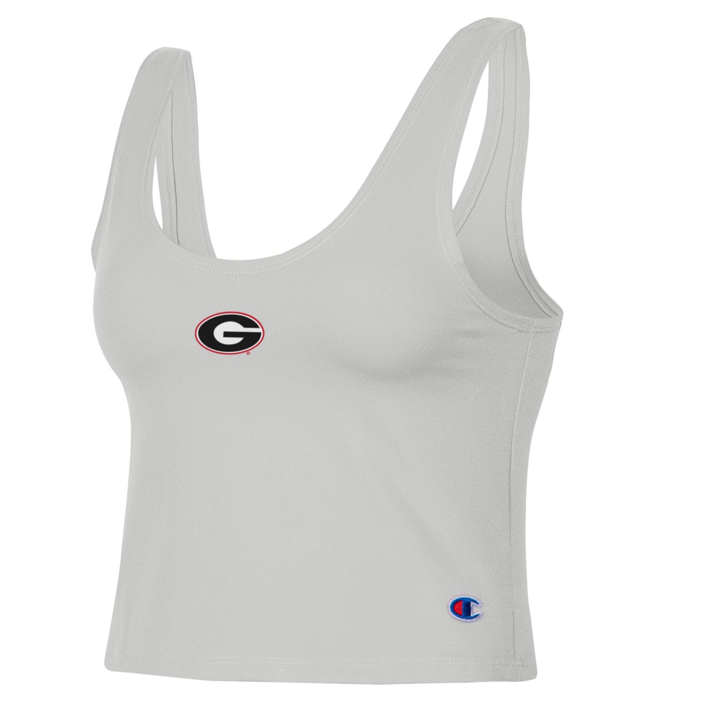 UGA Scoop Neck Crop