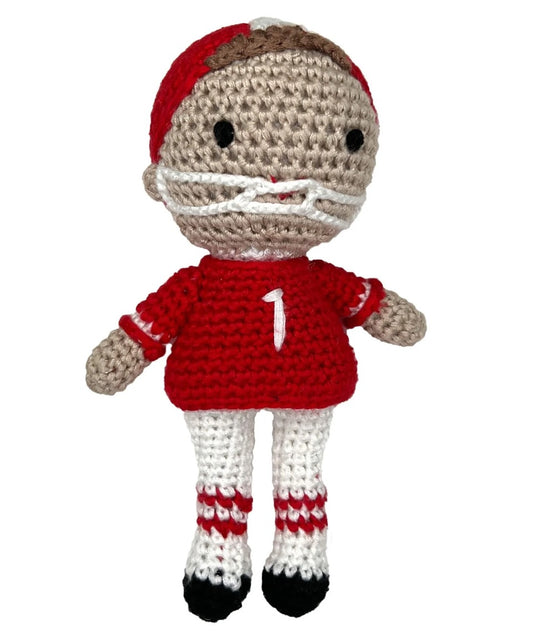 Zubels Lil Plush Football Player