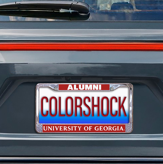 UGA Metal Alumni License Plate Frame