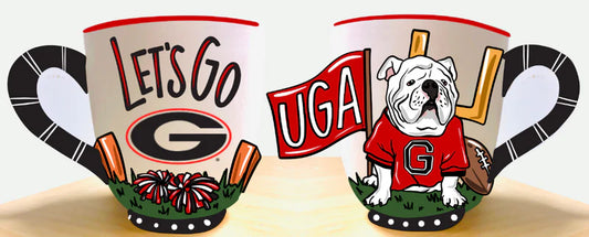 UGA Let's Go Mug