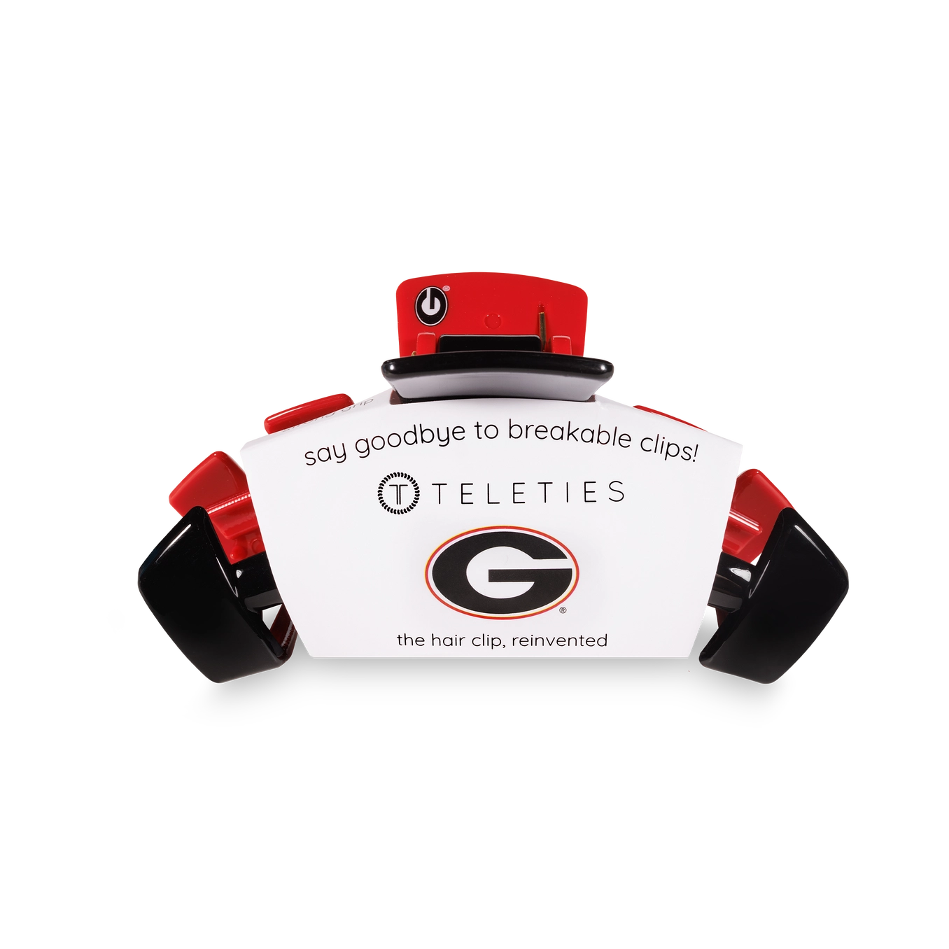 University of Georgia Medium Teleties Hair Clip