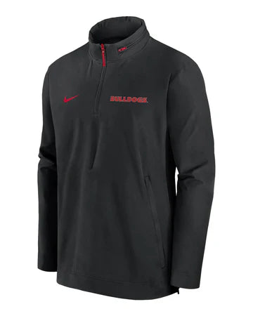 Georgia Nike Sideline Coaches Quarter-Zip Jacket