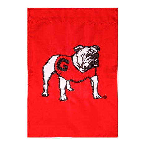 UGA 28"x44" Applique Banner Flag