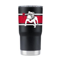 Standing Bulldog with Pennant Tumbler