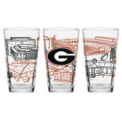 UGA pint glass