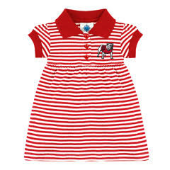 UGA Infant Striped Dress
