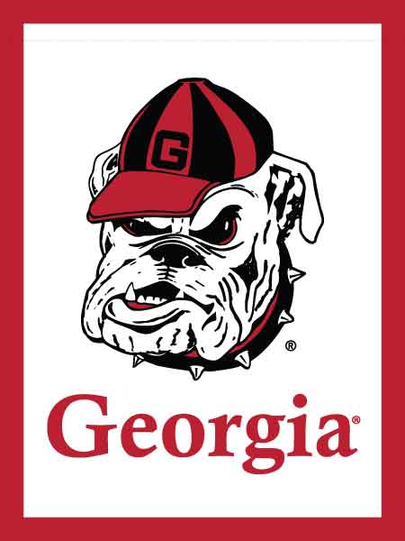 UGA 30x40 Printed Double Sided Banner House Flag