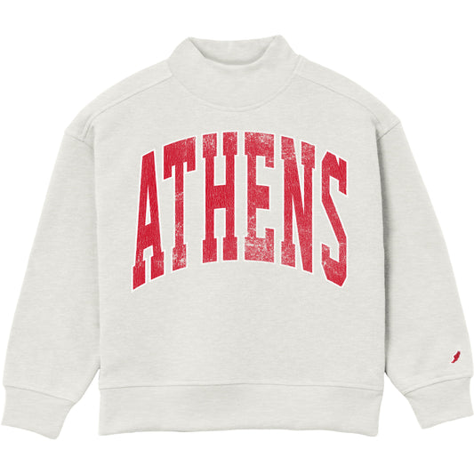 Youth Athens Mock Neck Sweatshirt