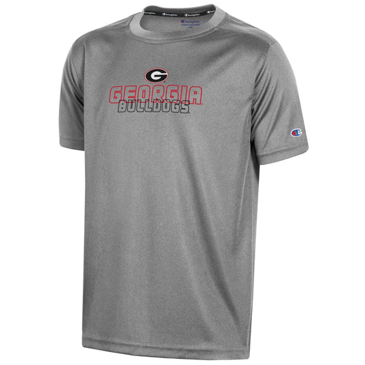 UGA Champion Youth Heathered Impact Tee