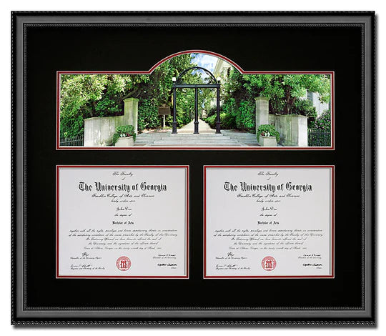 UGA Double Diploma Frame