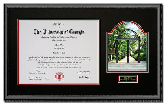 UGA Horizontal Diploma Frame