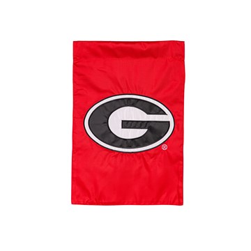 UGA Applique Garden Flag
