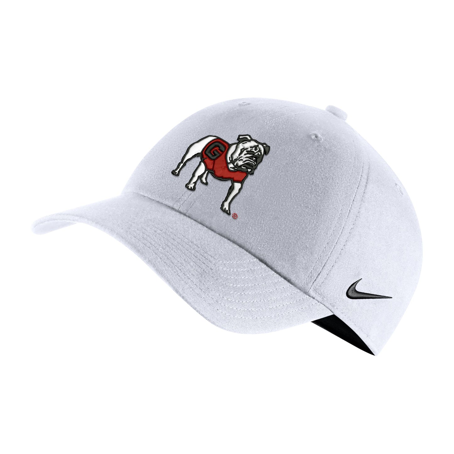 UGA Nike Red Heritage 86 Hat with Standing Bulldog