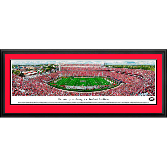 UGA 2018 Sanford Stadium Deluxe Framed Panoramic