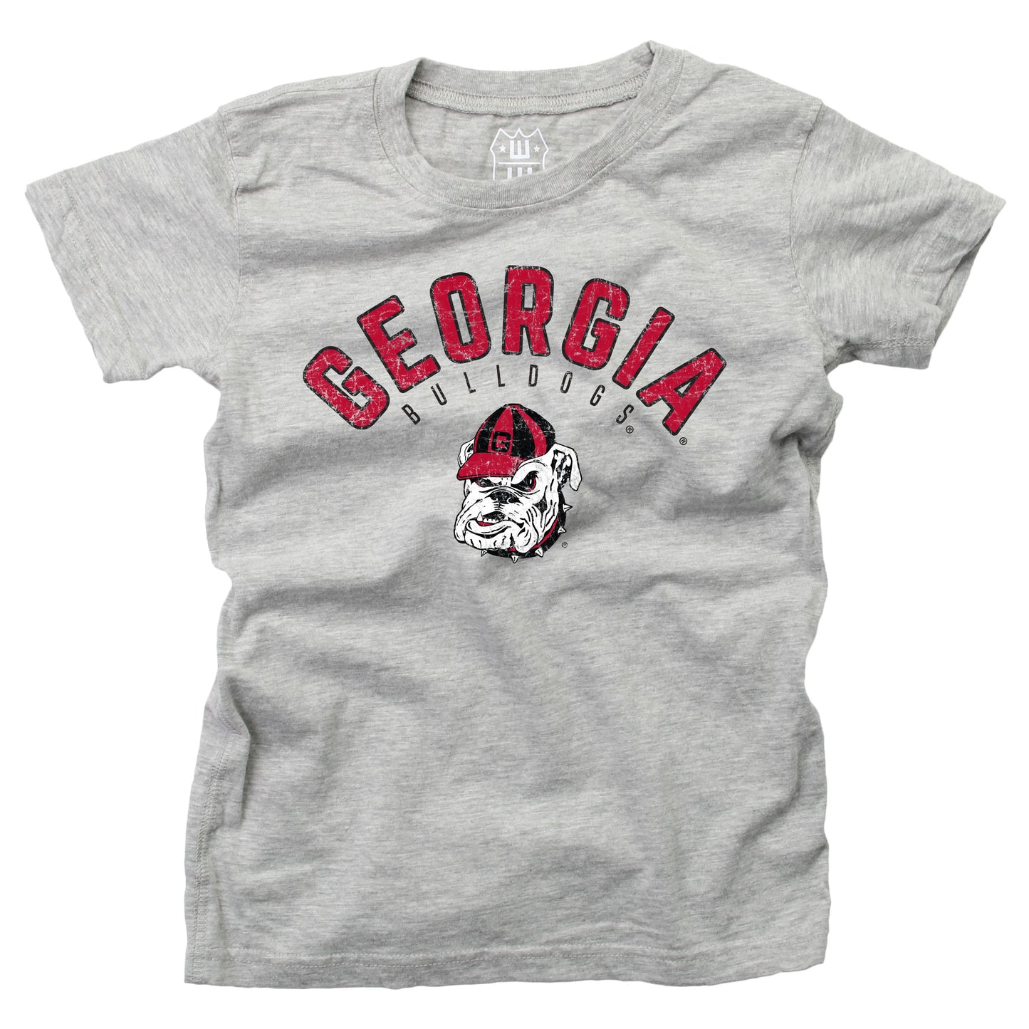 UGA Wes and Willy Girls Loose Fit Tri Blend Tee