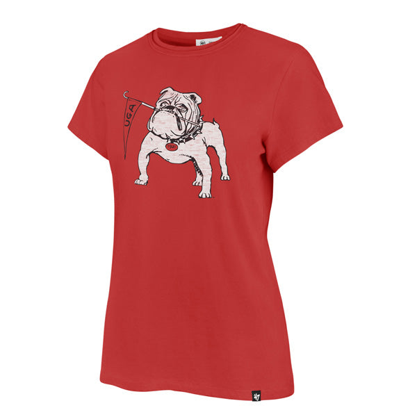 UGA 47 Brand Ladies Pennant Bulldog Frankie Tee