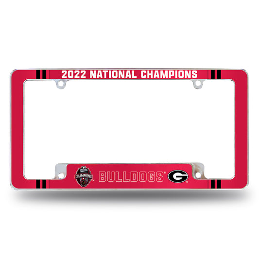 UGA 2022 National Champions Color License Plate Frame