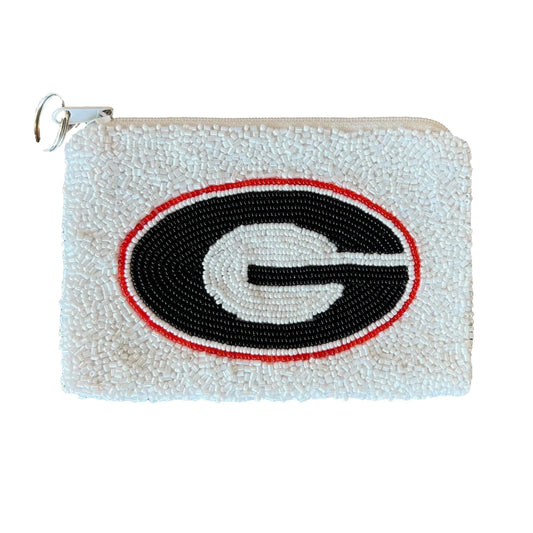 Beaded G Coin Purse