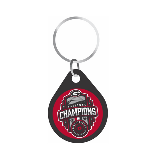 UGA 2022 National Champions Official Logo Keychain