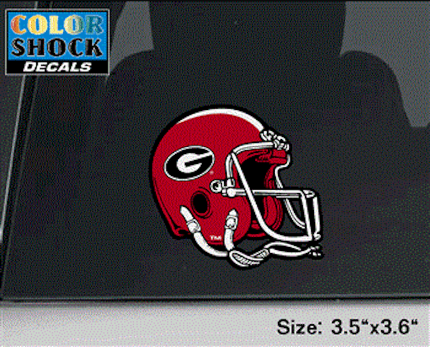 UGA Helmet Decal