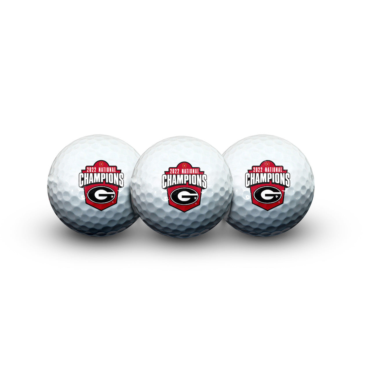 UGA 2022 National Champions 3 Golf Ball Set