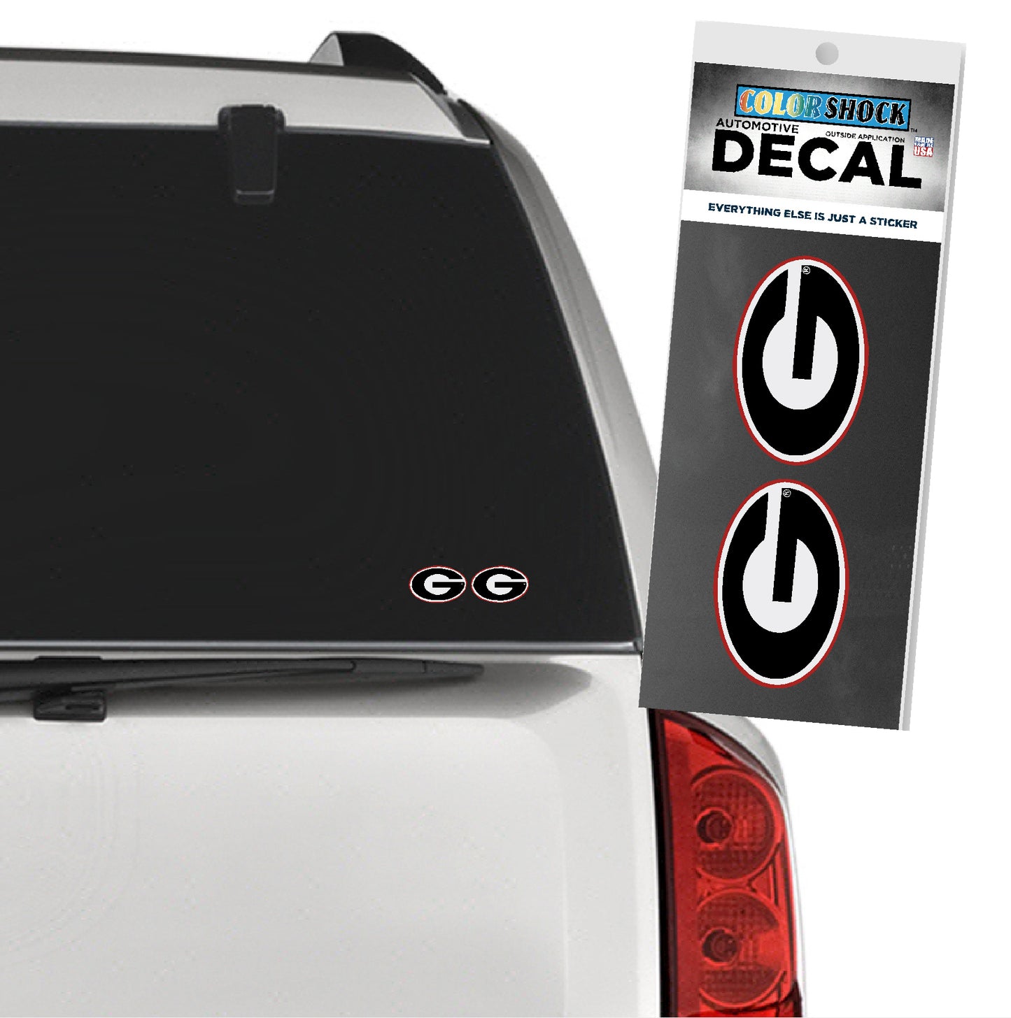 UGA Pack of 2 Small G Decals