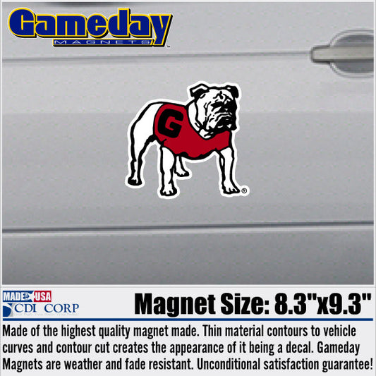 UGA Standing Bulldog Large Magnet
