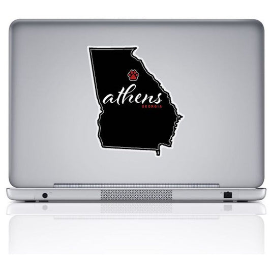 Athens, GA State Removable Decal
