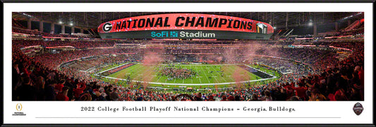 University of Georgia 2022 National Championship Standard Framed Panoramic Picture