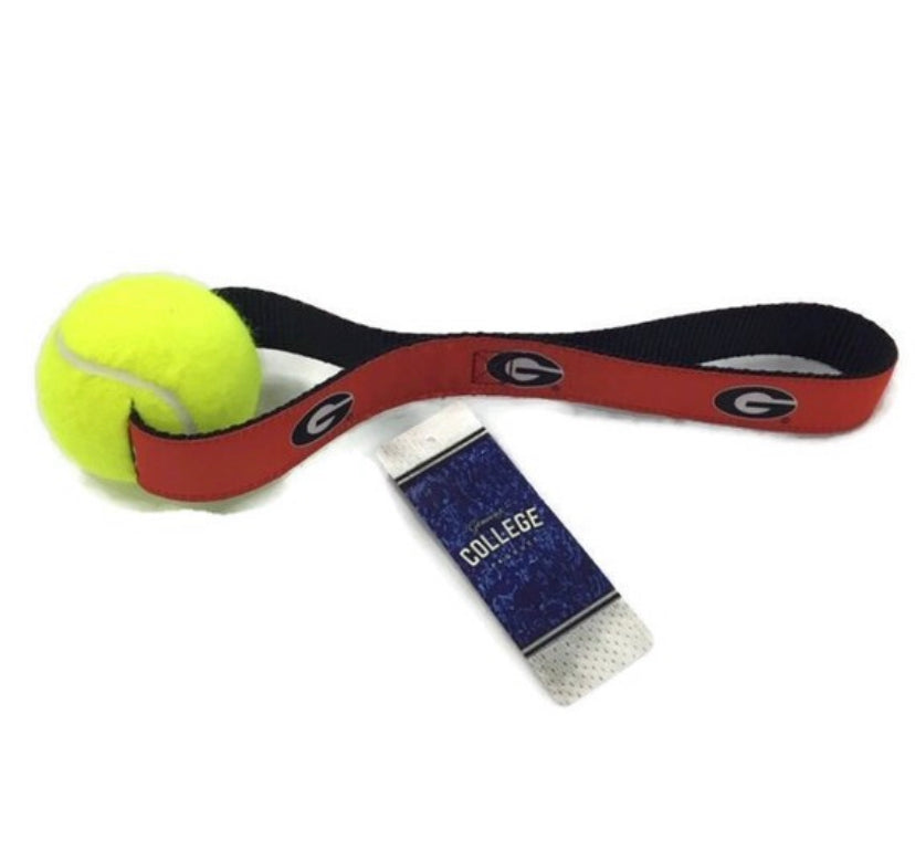 Georgia Tennis Ball Dog Toy