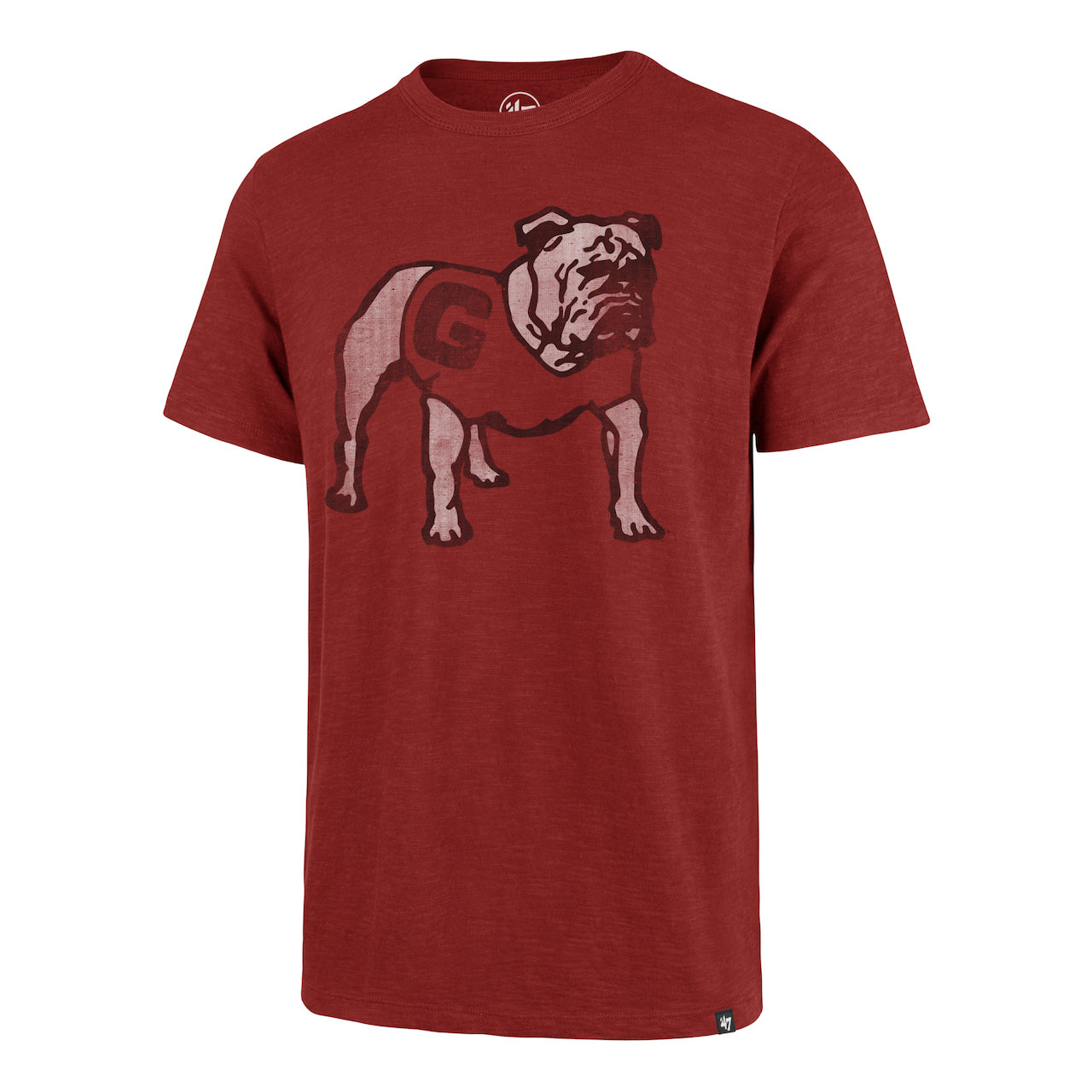 UGA 47 Brand Standing Bulldog Grit Scrum Tee