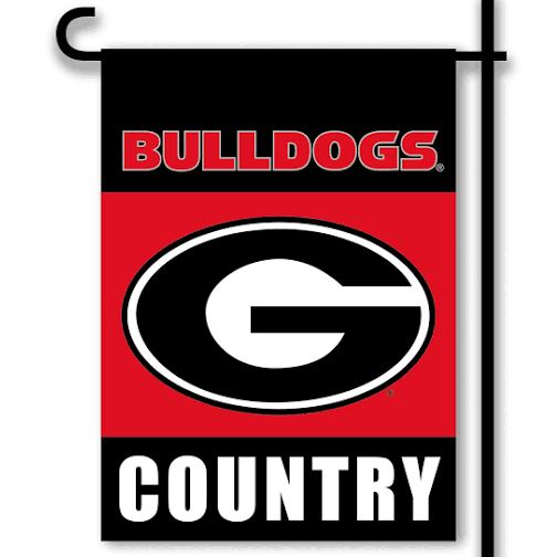 UGA Bulldog Country Garden Flag