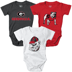 UGA Infant Bodysuit 3-Pack